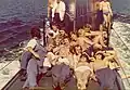 Le HMS Hajen en 1975.