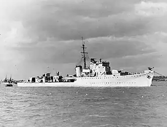 illustration de HMS Hambledon (L37)