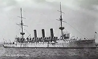 illustration de HMS Highflyer (1898)