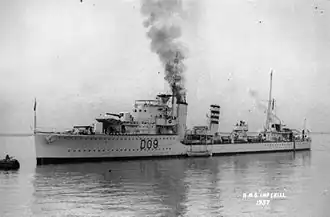 illustration de HMS Imperial (D09)