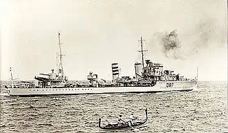 illustration de HMS Isis (D87)