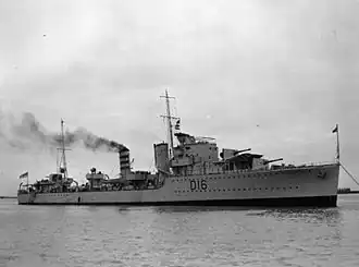 illustration de HMS Ivanhoe (D16)