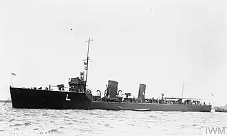 illustration de HMS Landrail (1914)