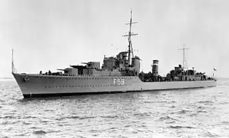 illustration de HMS Mashona (F59)