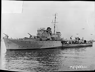 illustration de HMS Meynell (L82)
