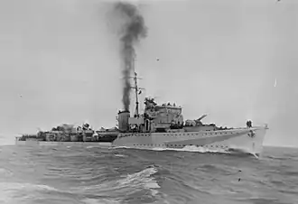 illustration de HMS Quorn (L66)
