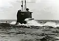 Le HMS Sjöormen en route en 1968