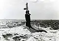 Le HMS Sjöormen en route en 1968