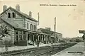 Intérieur de la gare, avant la Première Guerre mondiale