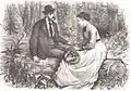 Harthouse et Louisa dans une clairière, par Harry French.