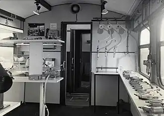 Intérieur du « Perslucht Express ».