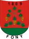 Blason de Fony