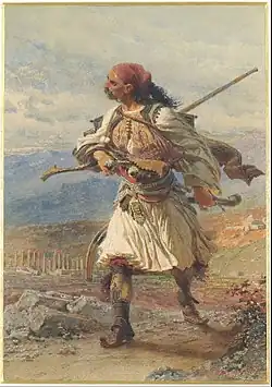 Guerrier grec (1861), Athènes, musée Benaki.