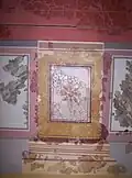 Socle de la base de l'Habitación E. Casa de los Grifos.