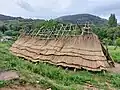 Couverture de la structure en bois