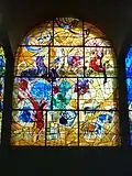 vitrail de Chagall consacré à la tribu de Joseph