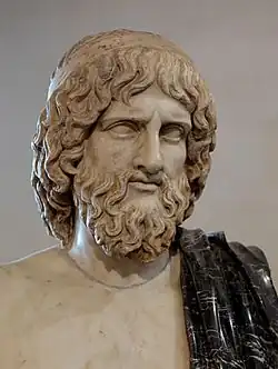 Buste d'Hadès, copie romaine d'après un original grec du Ve siècle avant notre ère, palais Altemps.