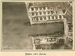 Vue aérienne en 1918.