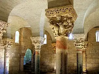 Crypte de Saint-Girons, XIIe siècle.