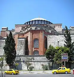 Vue de l'abside par Sinan.