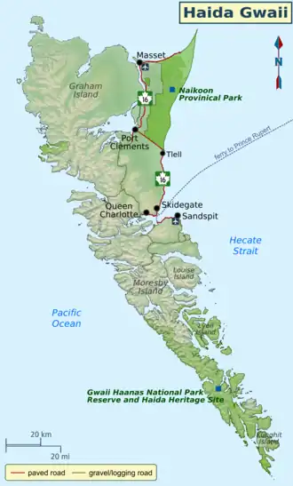 (Voir situation sur carte : Haïda Gwaïi)
