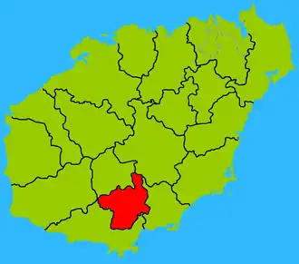 Localisation de Bǎotíng lízú miáozú zìzhìxiàn