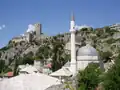 La mosquée de Počitelj (XVIe&nbsp;siècle, Bosnie-Herzégovine).