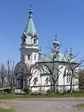L'église orthodoxe.