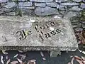 Détail sur un banc.