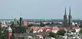 La cathédrale vue de loin (vue actuelle).