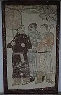 Peinture murale datant de la dynastie Liao et provenant d'un tombeau de Halahaichang