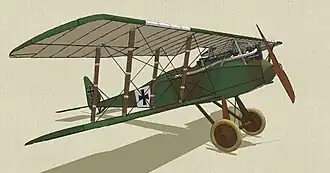 Vue de l'avion.