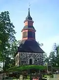 Clocher de l'église d'Halikko.