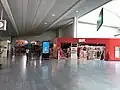 Hall du terminal départ de l'aéroport de Toulon-Hyères en 2019.