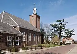 Halle, l'église protestante.