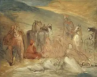 Halte de Spahis auprès d'une SourceThéodore ChassériauMusée du Louvre