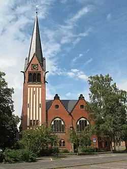 Une église.