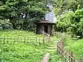 Hikibori (cabane de chasse) au bord de Shizen-za kamoba.