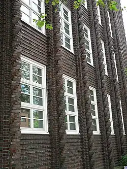 Usine de cigarettes Reemtsma à Hambourg, Fritz Höger architecte.