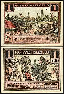 Monnaie vers 1921 pour Hambourg.