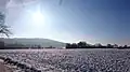 Hameau de Sézéria en hiver.