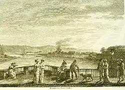 Vue de l'Elbe.