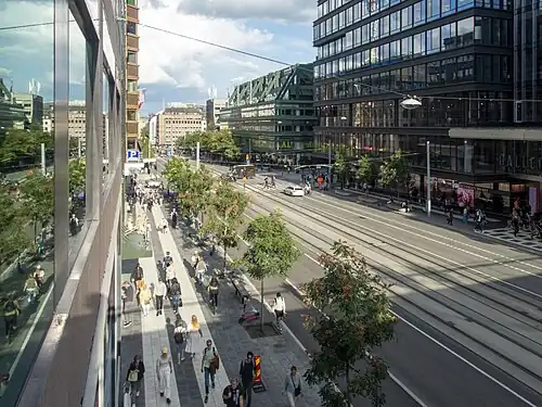 Hamngatan en 2021.
