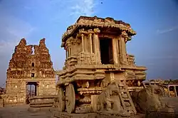 Chariot de pierre à Hampi,Karnataka