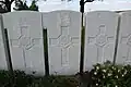 Tombes de soldats britanniques.