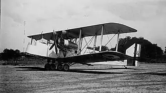 Vue de l'avion.