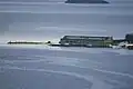 Le hangar de Vealøs, construit juste après la guerre.