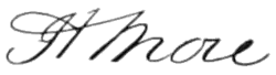 signature de Hannah More