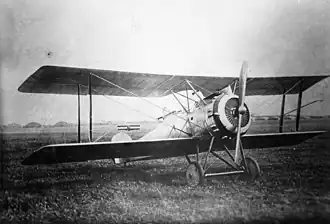 Vue de l'avion.