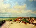 Dunes insulaires de Norderney (huile sur contreplaqué, 1923)